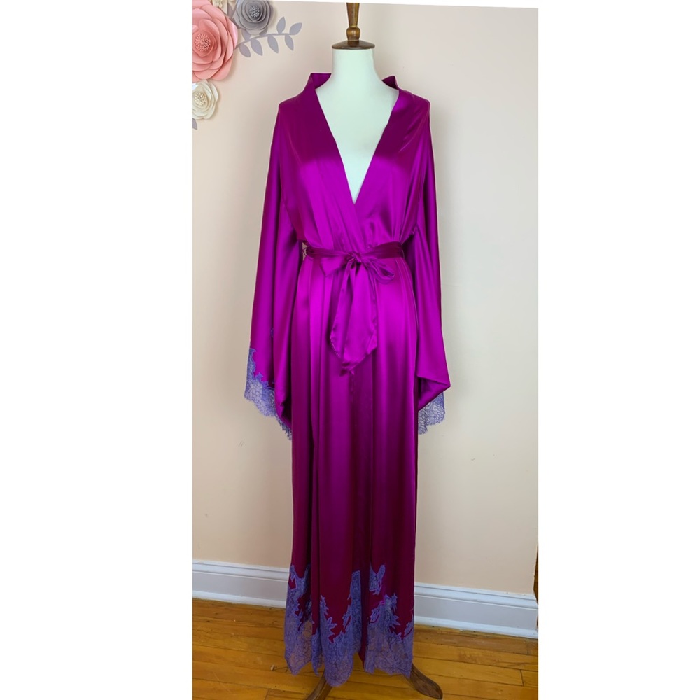 New! Rare AGENT PROVOCATEUR Elizabelle Silk Gown - Picture 4 of 16